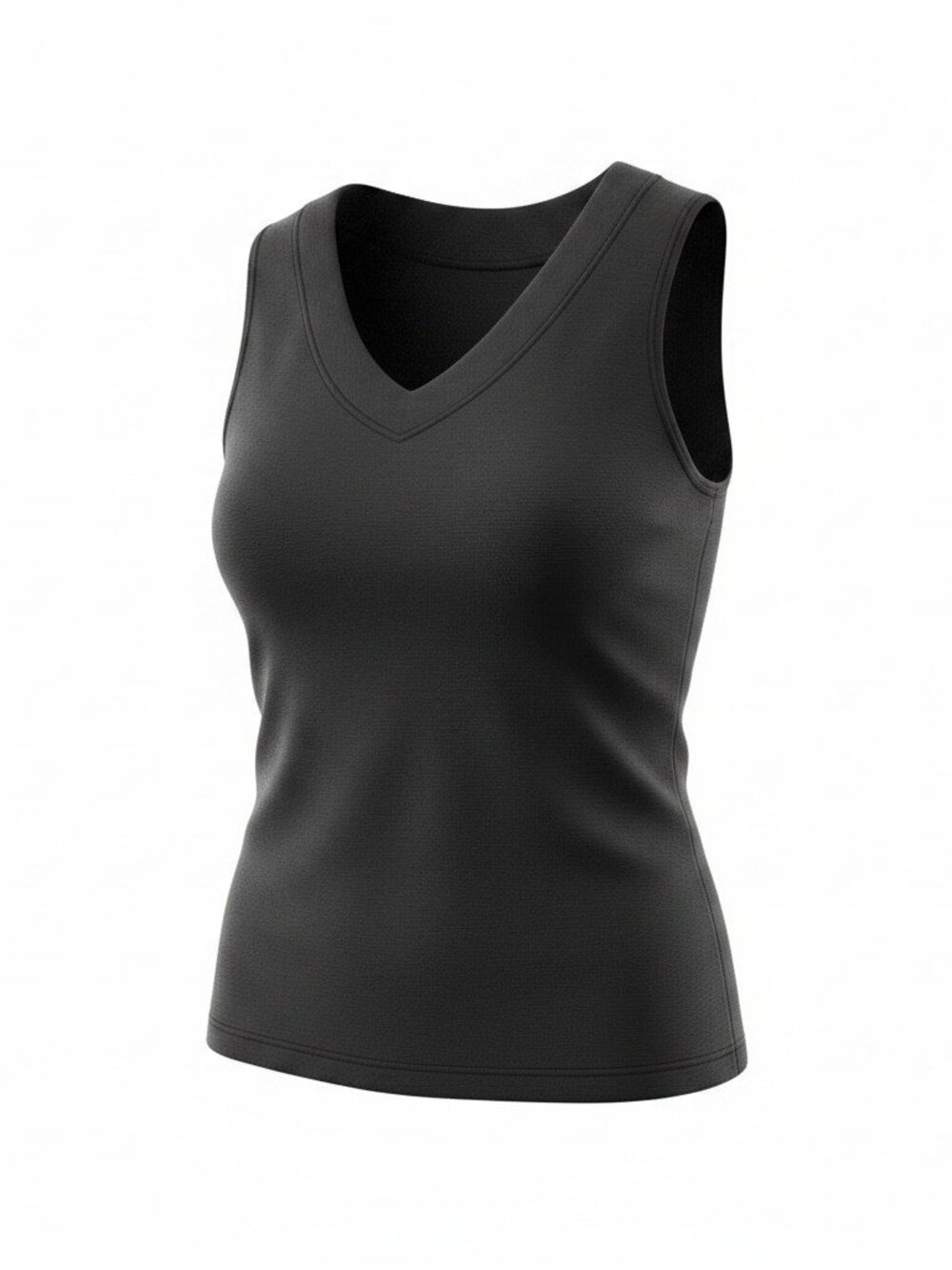Lululemon Black V-Neck Tank Top | Size ~4 (PTP 15")